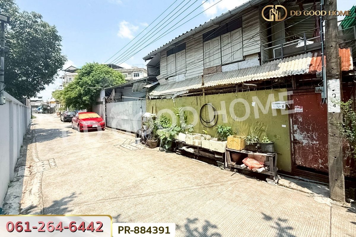 ขายที่ดินเยาวราช บางลำพู : GF-884391 ที่ดินพร้อมสิ่งปลูกสร้าง 125 ตร.ว. ซ.เจริญนคร 68 บางน้ำชล ใกล้ห้างไอคอนสยาม