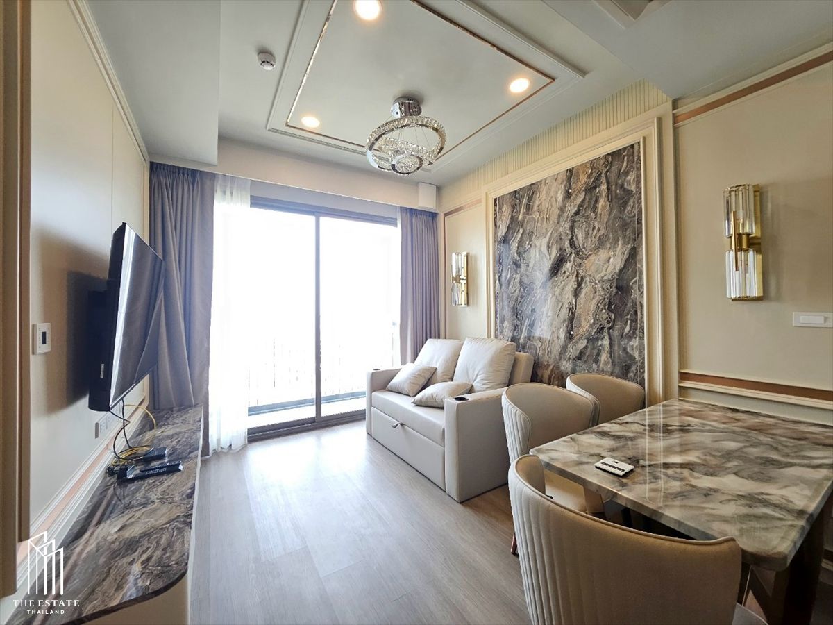 คอนโดบางนา แบริ่ง ลาซาล : For sale and rent Whizdom The Forestias (Destinia) ชั้นสูง ทิศเหนือ ตำแหน่งมุม แต่งสวย 