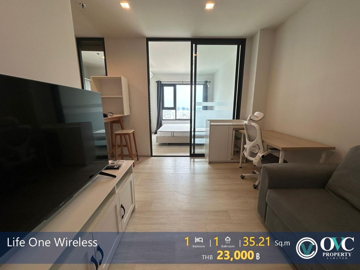 For RentCondoWitthayu, Chidlom, Langsuan, Ploenchit : Ready for rent @ life one wireless