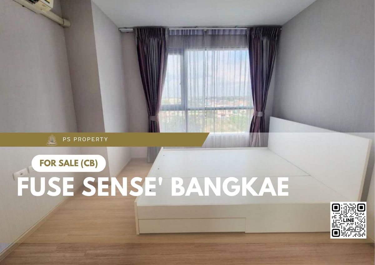 ขายคอนโดบางแค เพชรเกษม : ขายด่วน ✨ Fuse Sense' Bangkae ✨ เฟอร์นิเจอร์ และ เครื่องใช้ไฟฟ้าครบ ใกล้ MRT หลักสอง