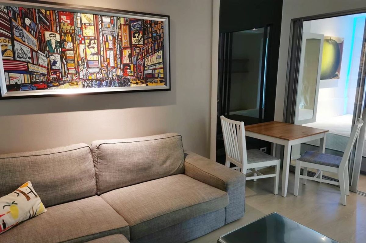 For SaleCondoSathorn, Narathiwat : 🔥 Sale with tenant !!🔥 Code C20221201014..........Rhythm Sathorn - Narathiwas, 1 bedroom, 1 bathroom, high floor 10++, North Facing, furnished, Special Deal!!📣📣