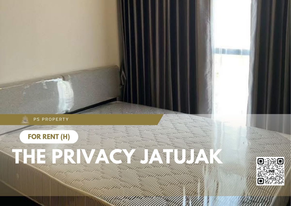 For RentCondoSapankwai,Jatujak : For rent ✨ The Privacy Jatujak ✨ near MRT Phahon Yothin, complete with furniture and appliances