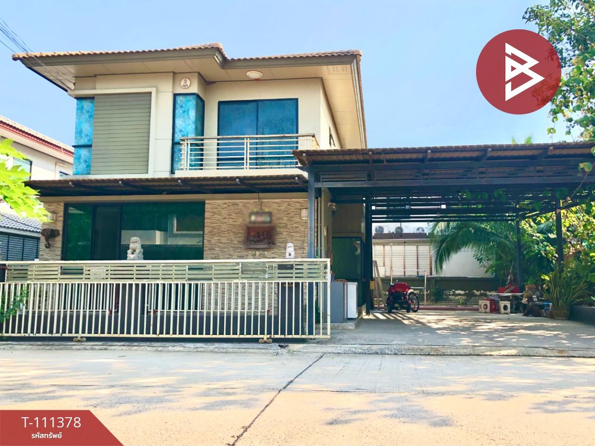 For SaleHousePathum Thani,Rangsit, Thammasat : House for sale Ban Fah Piyom Project Premier Park (Baan Fha Piyarom Premier Park) Lam Luk Ka Pathum Thani