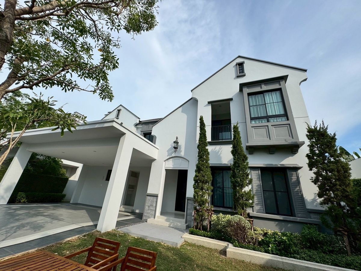 ให้เช่าบ้านพัฒนาการ ศรีนครินทร์ : บ้าน ให้เช่า : นันทวัน พระราม 9 - กรุงเทพกรีฑาตัดใหม่ (พร้อมเฟอร์นิเจอร์ครบ)MK-02  line @livingbkk