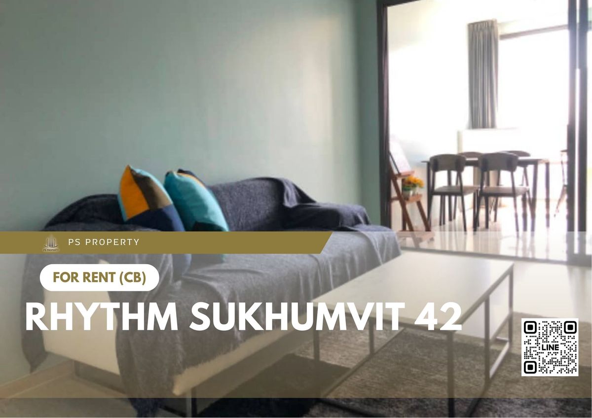 ให้เช่าคอนโดสุขุมวิท อโศก ทองหล่อ : ให้เช่า 📍 Rhythm Sukhumvit 42 📍 ใกล้ BTS เอกมัย เฟอร์นิเจอร์ และ เครื่องใช้ไฟฟ้าครบ 