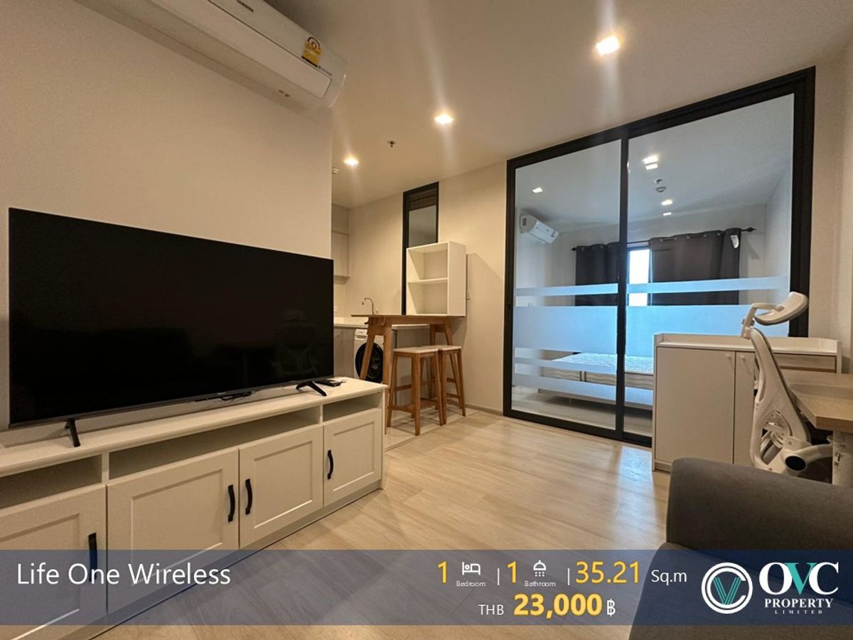 For RentCondoWitthayu, Chidlom, Langsuan, Ploenchit : Ready for rent @ life one wireless