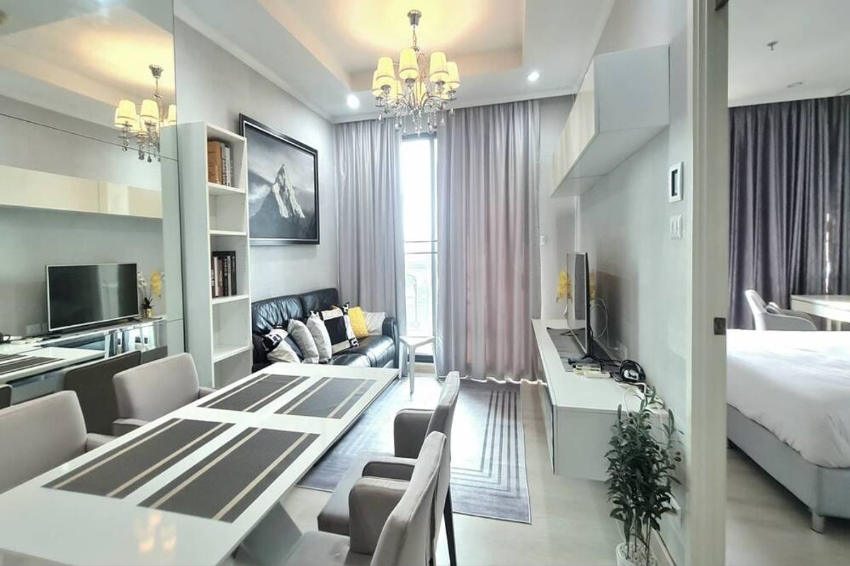 For SaleCondoSathorn, Narathiwat : 🔥 Sale with tenant !!🔥 Code C20221201364..........Supalai Elite Sathorn - Suanplu, 1 bedroom, 1 bathroom, high floor 13++, furnished, Special Deal!!📣📣