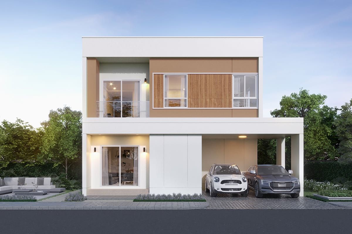ขายบ้านพระราม 2 บางขุนเทียน : 🏡 บ้านเดี่ยว MODEN พระราม 2 หลังใหญ่ | สไตล์โมเดิร์น | ทำเลพระราม 2 ใกล้เมือง 📍 ราคาเพียง 8.36 ล้านบาท พร้อมโปรฯพิเศษสำหรับลูกค้าทักไลน์วันนี้เท่านั้น!