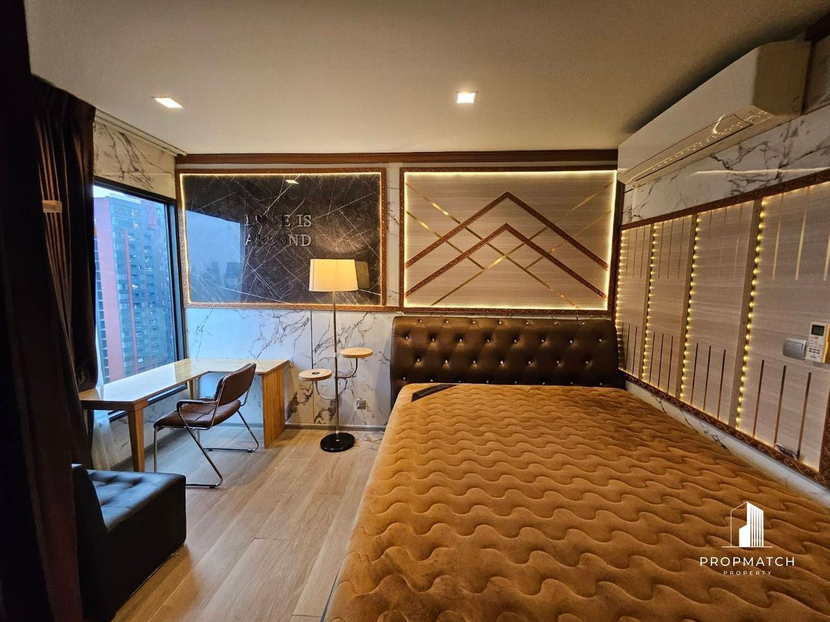 For RentCondoRama9, Petchburi, RCA : ✨ Flash Deal ✨Life Asoke-Rama 9 (Studio1bath28SQM) Ready !! Only 17,000 baht per month Tel.0981315848 @Propmatch