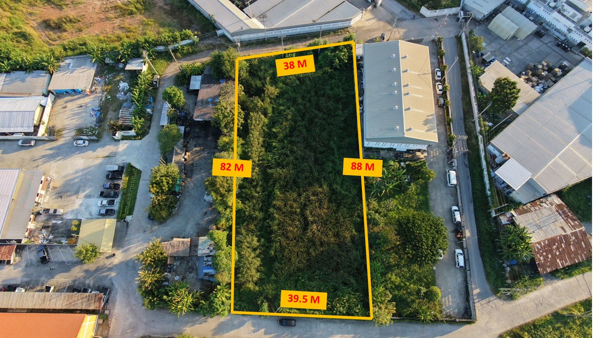 For SaleLandLadkrabang, Suwannaphum Airport : Land for sale, 2 rai, beautiful rectangular shape Multiple entrances and exits Chalongkrung 53 55 near Lat Krabang Industrial Estate, Motorway, Suvarnabhumi