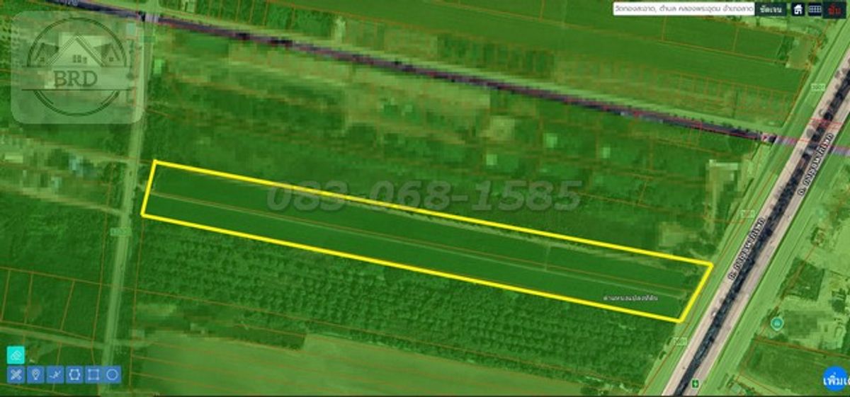 For SaleLandPathum Thani,Rangsit, Thammasat : Selling cheap land, Lat Lum Kaeo (area of ​​21-1-29 rai, sells 6.5 million per rai), Lat Lum Kaeo, Pathum Thani