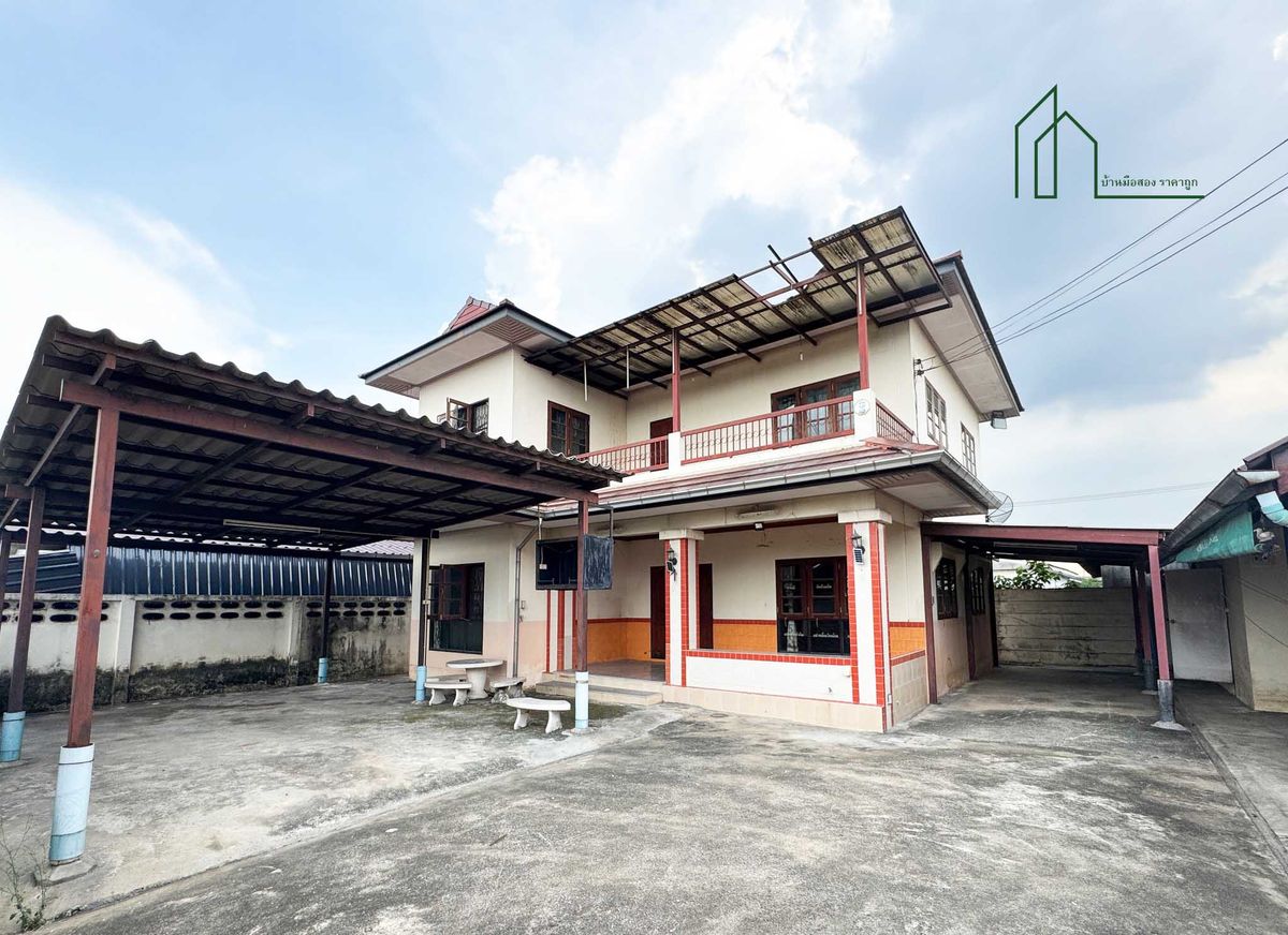 ขายบ้านปทุมธานี รังสิต ธรรมศาสตร์ : บ้านเดี่ยวสองชั้น 100 ตรว. ตามสภาพ ซ.รังสิต-นครนายก39 ปทุมธานี