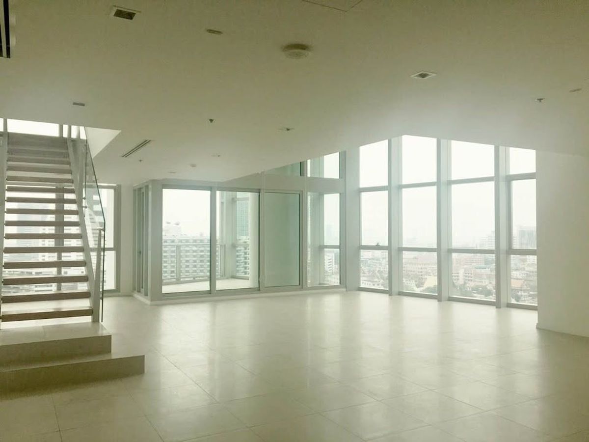 For RentCondoWongwianyai, Charoennakor : ✨For Rent: The River Condo – Luxury Duplex, Spacious 330 SQM, Panoramic Chao Phraya River View, Walk to ICONSIAM