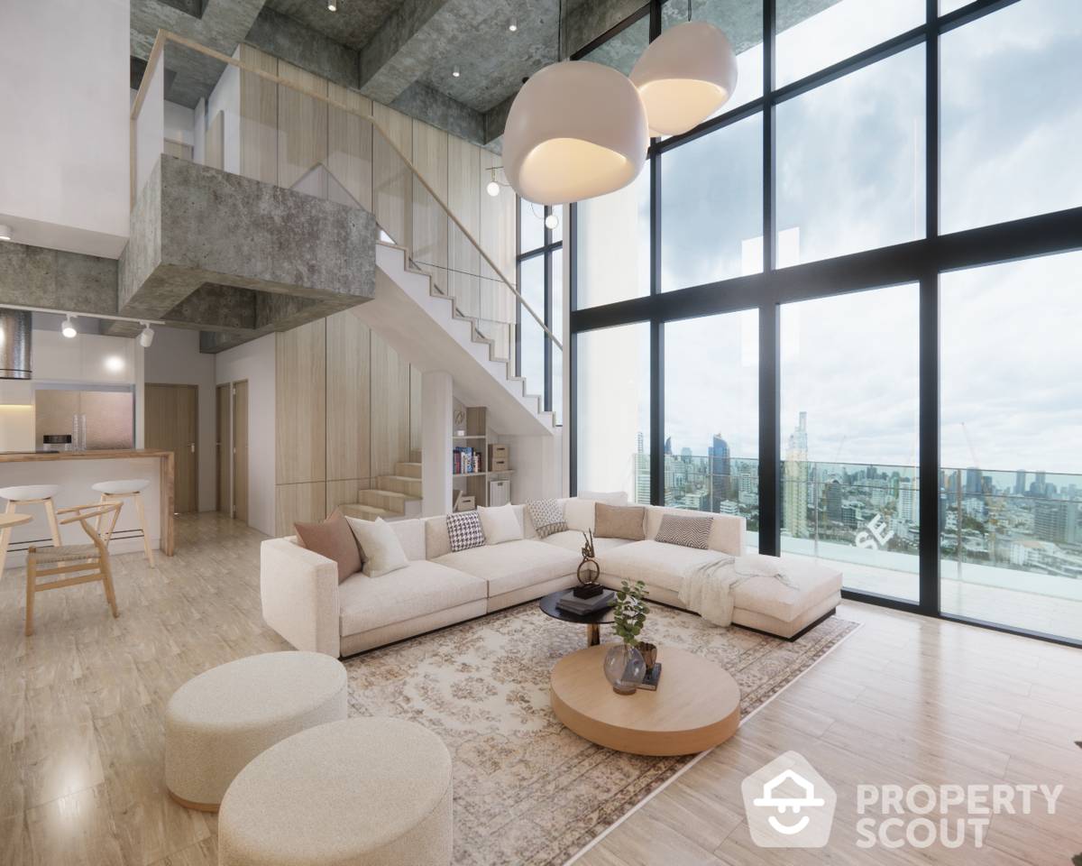 For SaleCondoSukhumvit, Asoke, Thonglor : RARE BARESHELL DUPLEX PENTHOUSE IN THONGLOR (SOLD IN CONDITION BARESHELL)