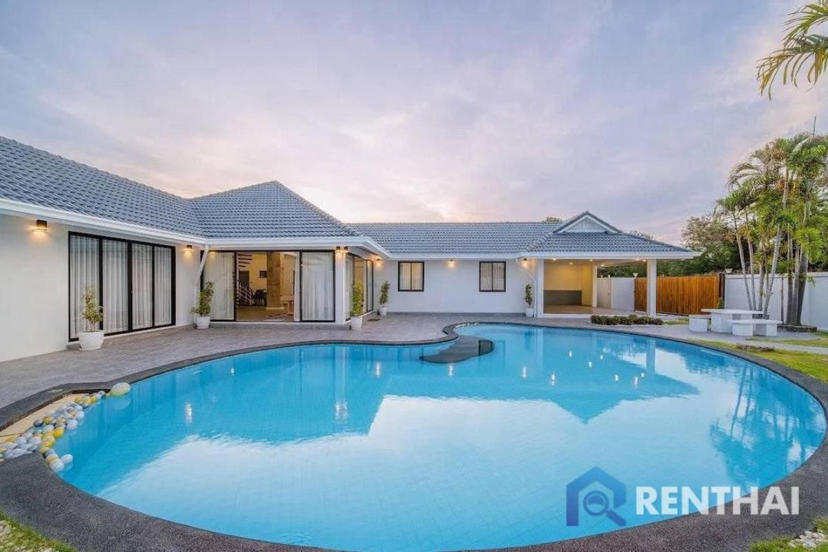 For SaleHousePattaya, Bangsaen, Chonburi : Ready to move in house at Mabprachan lake