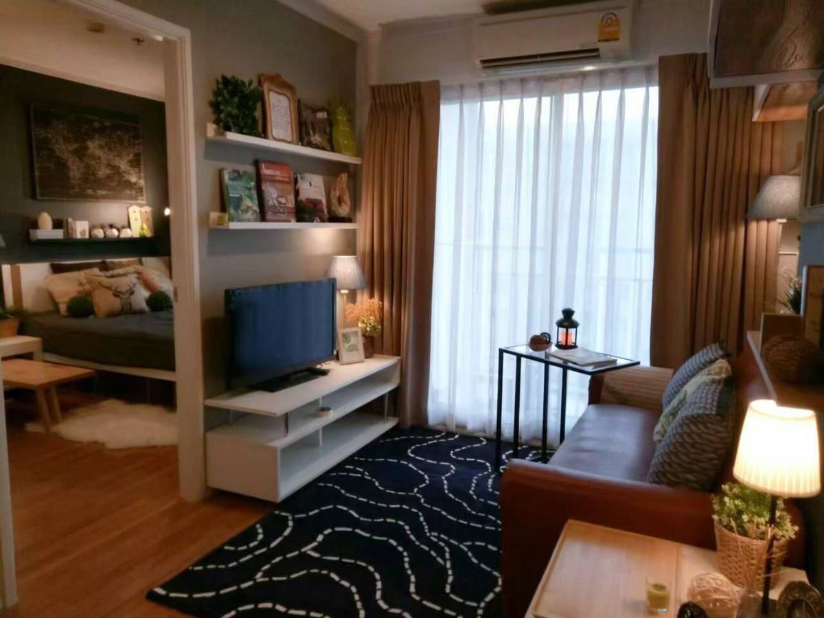 For RentCondoRama9, Petchburi, RCA : 📢🍀For Ret & GT; & GT; Lumpini Park Rama 9 - Ratchada & GT; & GT; 🌷 1 Bed Room 30.5 SQM Building A Floor, Swimming Pool View Newly decorated in the whole room near MRT Rama 9 #LV-MO1890