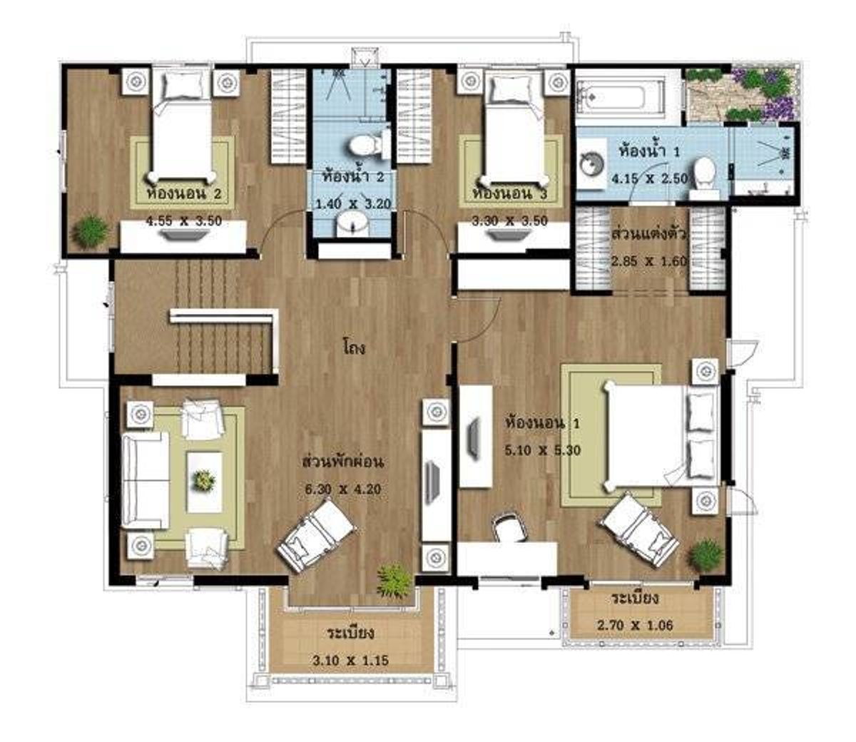 ขายบ้านพระราม 5 ราชพฤกษ์ บางกรวย : ขายขาดทุน บ้านบุราสิริ ราชพฤกษ์ แจ้งวัฒนะ 4 ห้องนอน 89 ตรว ติดถนนเมน