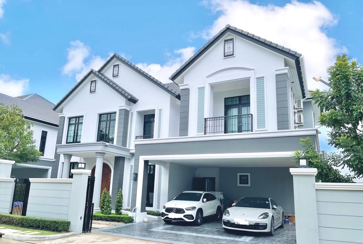 ขายบ้านปิ่นเกล้า จรัญสนิทวงศ์ : ขาย  บ้านเดี่ยว 2 ชั้น  The Palazzo Pinklao  ติดถนนบรมราชชนนี