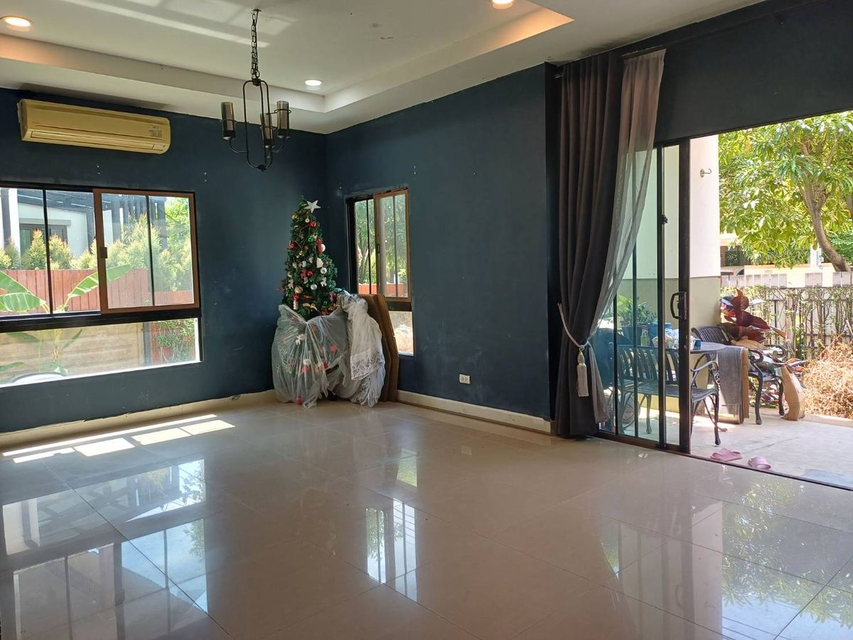 ขายบ้านพระราม 5 ราชพฤกษ์ บางกรวย : ขายขาดทุน บ้านบุราสิริ ราชพฤกษ์ แจ้งวัฒนะ 4 ห้องนอน 89 ตรว ติดถนนเมน