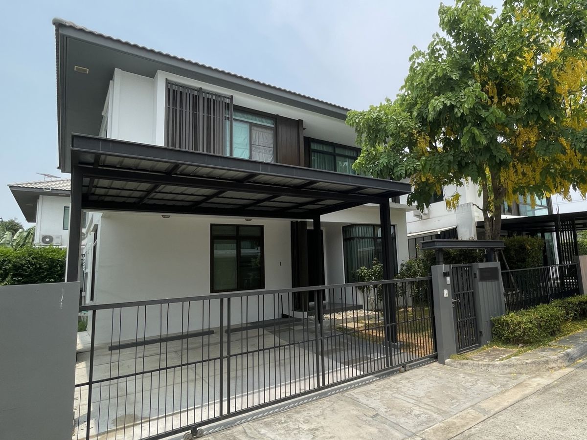 ให้เช่าบ้านลาดกระบัง สุวรรณภูมิ : ให้เช่าบ้านเดี่ยว หมู่บ้านมัณฑนา อ่อนนุช - วงแหวน 3 7.6 กม.จากเมกกะบางนา และ 13 กม.จากสนามบินสุวรรณภูมิ 