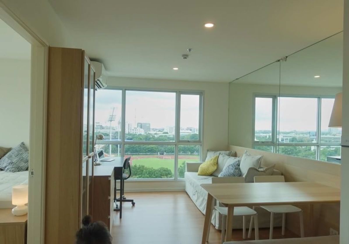 CondoKasetsart, Ratchayothin : Condo opposite Kasetsart University 1 BED, size 35 SQM. Good view