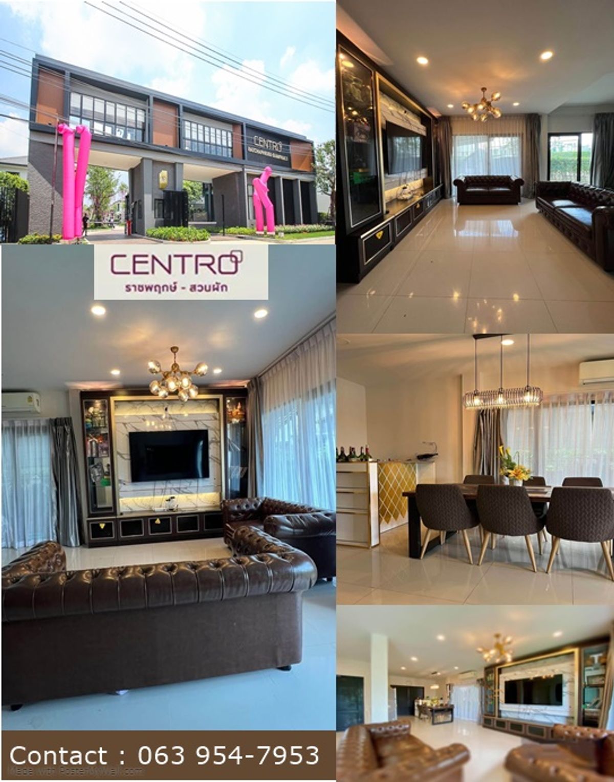 For RentHousePinklao, Charansanitwong : Rent a detached house *behind the corner *Sentetra Ratchapruek Village - Suan Phak *Decoration of furniture and electrical appliances Ready to go in*