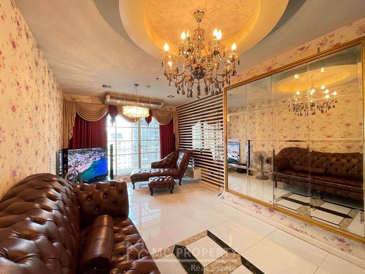 ให้เช่าคอนโดราชเทวี พญาไท : Baan Klang Krung Siam Pathumwan 2 ห้องนอน 84sqm ให้เช่าเพียง 46,000 กรุณาติดต่อ 0816878954