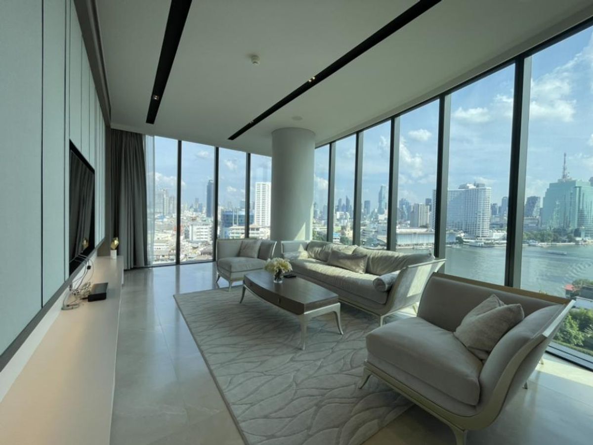 ให้เช่าคอนโดวงเวียนใหญ่ เจริญนคร : Riverview ♥ Luxury Penthouse with 2 Bedroom in Khong San For Rent