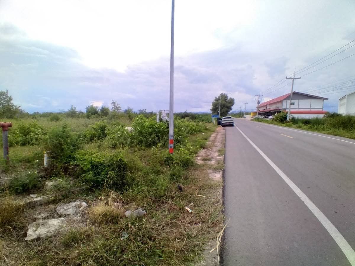ขายที่ดินชะอำ เพชรบุรี : ขายที่ติดถนน ติดมหาลัยศิลปากร ชะอำ
