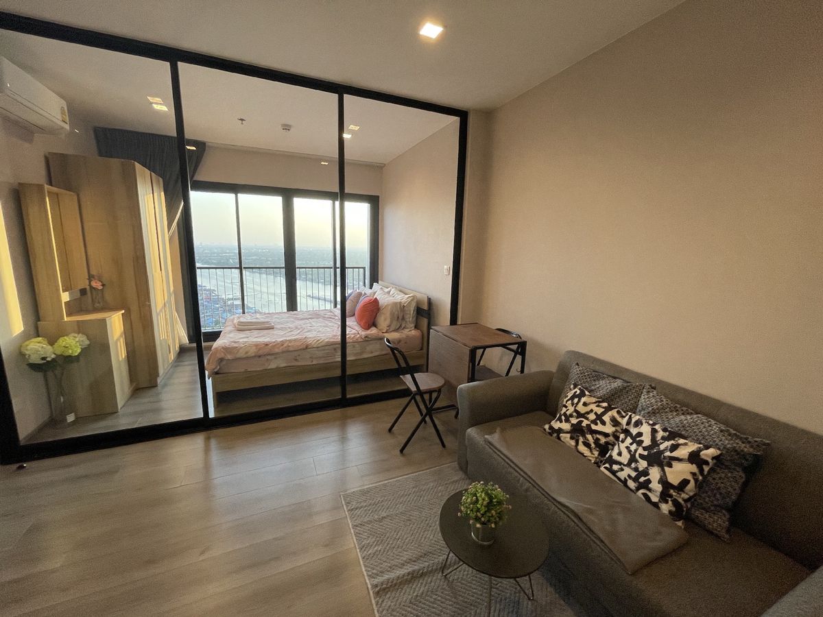 ขายคอนโดรัตนาธิเบศร์ สนามบินน้ำ พระนั่งเกล้า : ขาย 1 นอน วิวเเม่น้ำ politan rive