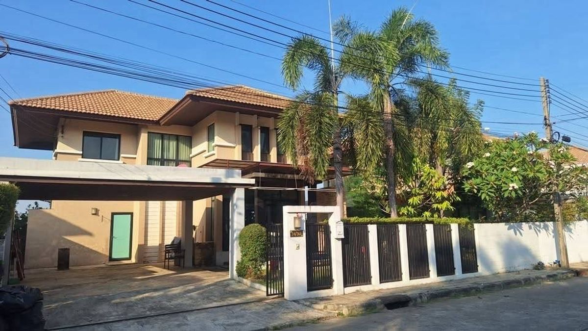 ให้เช่าบ้านปทุมธานี รังสิต ธรรมศาสตร์ : ให้เช่า บ้านเดี่ยวพร้อมเฟอร์  บ้านเช่า หมู่บ้าน วราบดินทร์ ลําลูกกา คลอง 5