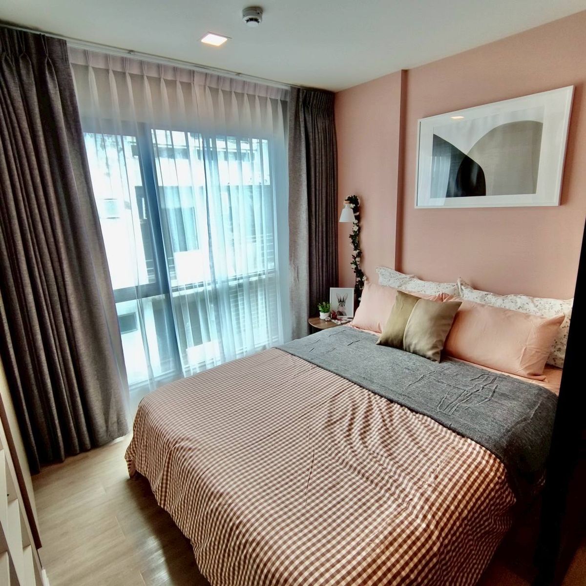 For RentCondoPathum Thani,Rangsit, Thammasat : Kave Condo | Opposite Bangkok University, a soft room barrier, very beautiful 💖🎉