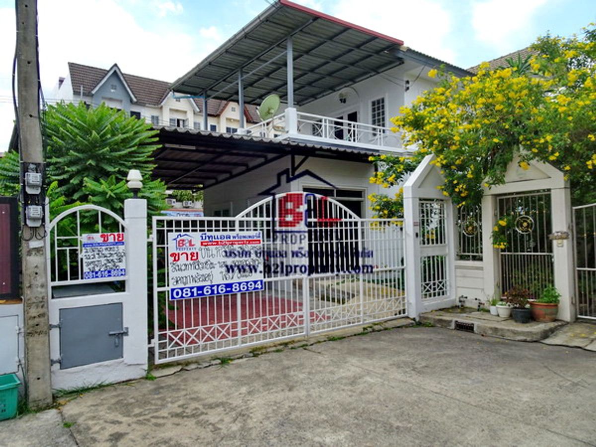 ขายบ้านปทุมธานี รังสิต ธรรมศาสตร์ : บ้านสถาพร รังสิต-นครนายก คลอง 3บ้านเดี่ยว หลังมุม ปทุมธานี