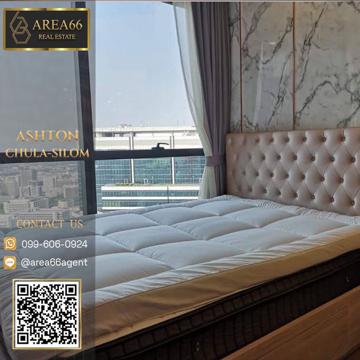 ให้เช่าคอนโดสยาม จุฬา สามย่าน : 🔥ให้เช่าคอนโด ASHTON Chula-Silom