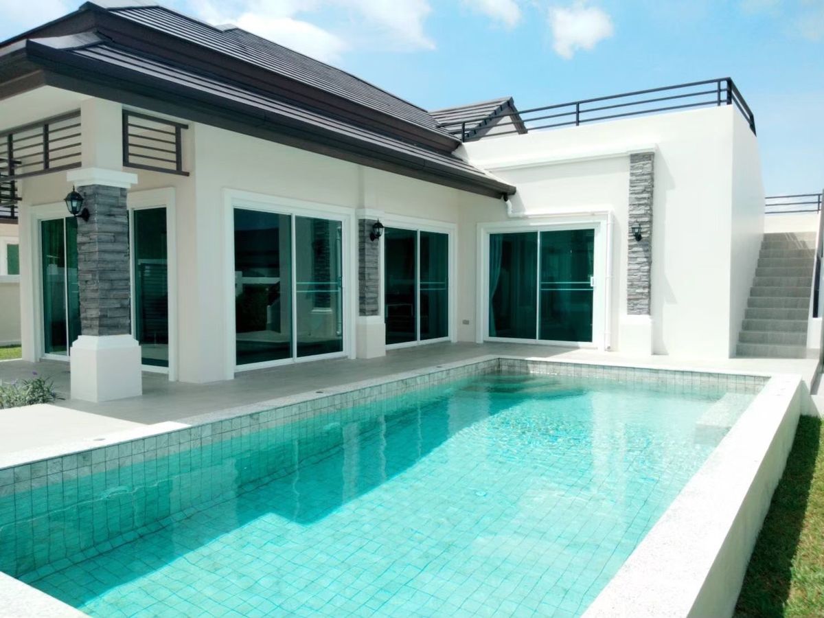 For SaleHuahin, Prachuap Khiri Khan, Pran Buri : Pool Villa style resort, mountain view, sunrise-falling 🌞🌲 only 6.99 million
