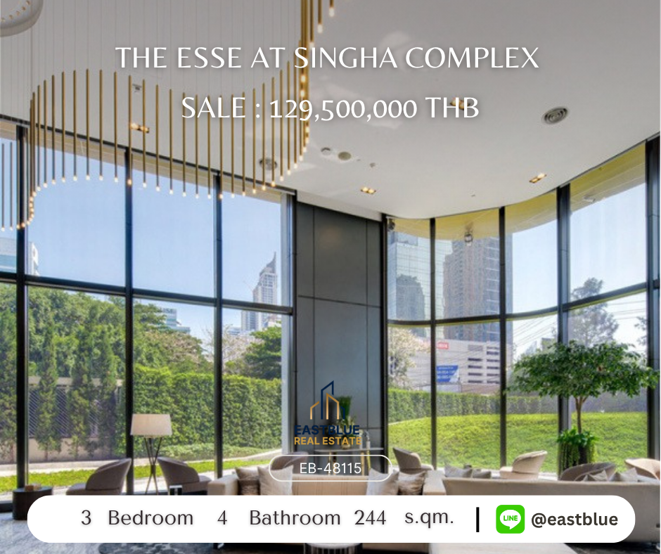 ขายคอนโดพระราม 9 เพชรบุรีตัดใหม่ RCA : ✨ ขายคอนโดหรู THE ESSE at SINGHA COMPLEX: ที่สุดของความสะดวกสบายในทำเลใจกลางเมือง! ✨