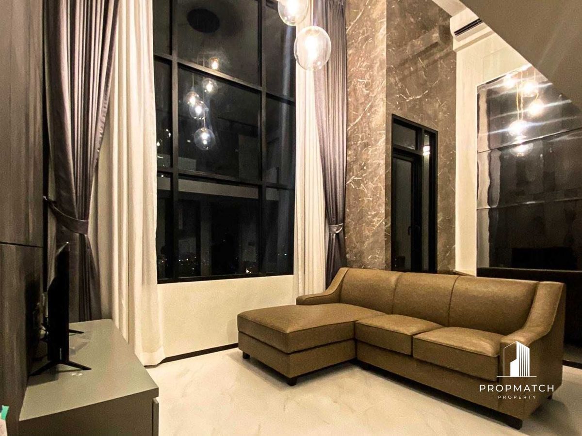 For RentCondoSathorn, Narathiwat : ✨ Flash Deal ✨Knightsbridge Prime Sathorn (Duplex1Bed1Bath37SQM) Ready !! Only 27,000 baht per month Tel.0981315848 @propmatch