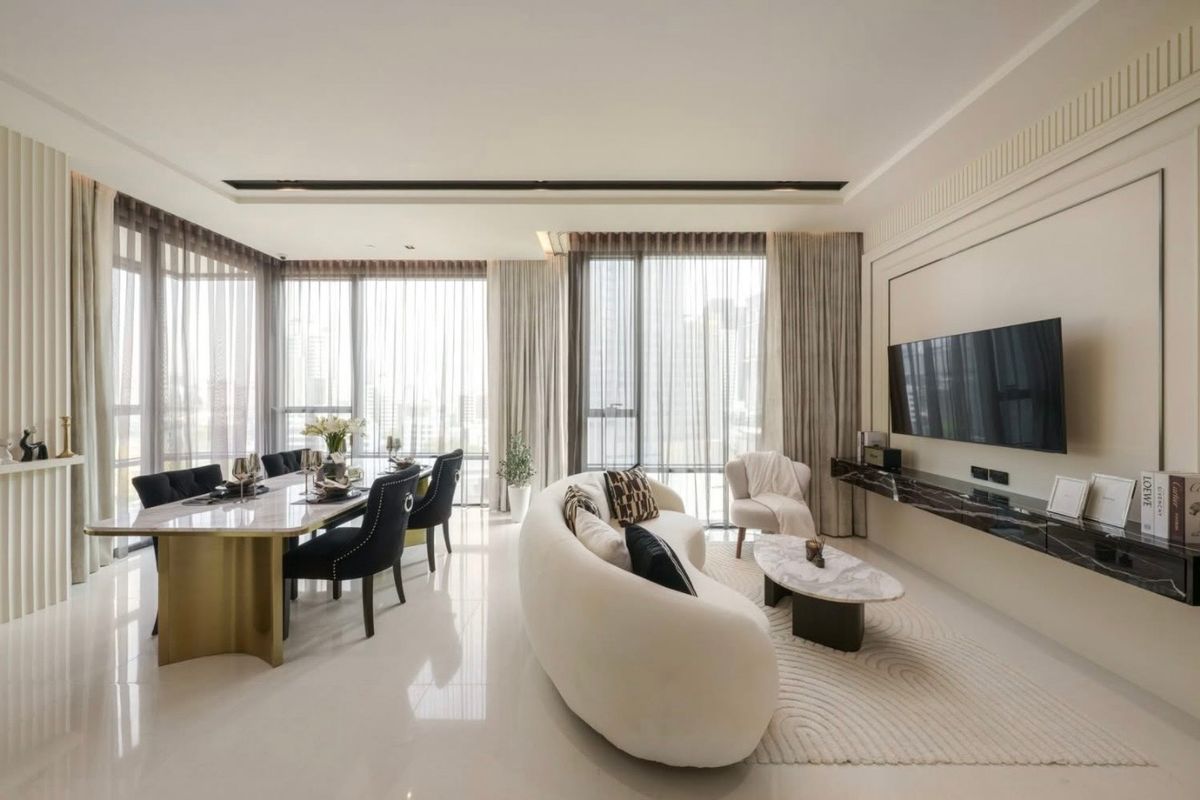 ให้เช่าคอนโดสุขุมวิท อโศก ทองหล่อ : 🎉Rent The Bangkok Thonglor 🎉 2 bedroom 🎉 92  sq.m🎉 120,000 baht/month🎉