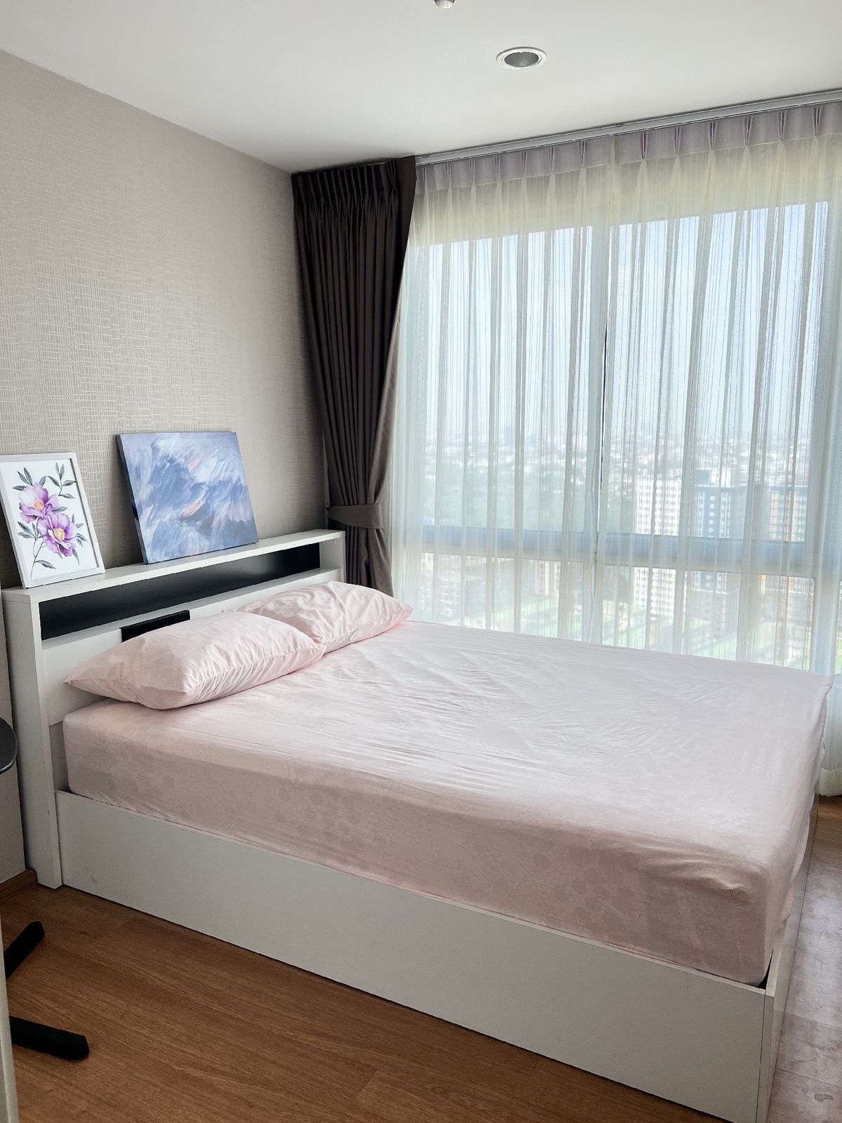 ให้เช่าคอนโดอ่อนนุช อุดมสุข : ห้องว่างแล้ว the base sukhumvit 77 for rent  1 ห้องนอน ชี้นสูง 