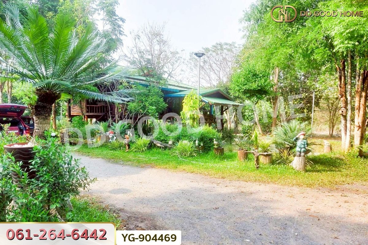 ขายที่ดินกาญจนบุรี : DD-904469 ที่ดินพร้อมสิ่งปลูกสร้างไทรโยค 1 ไร่ 342.2 ตร.ว. กาญจนบุรี ใกล้วัดเขาน้อยชินราช