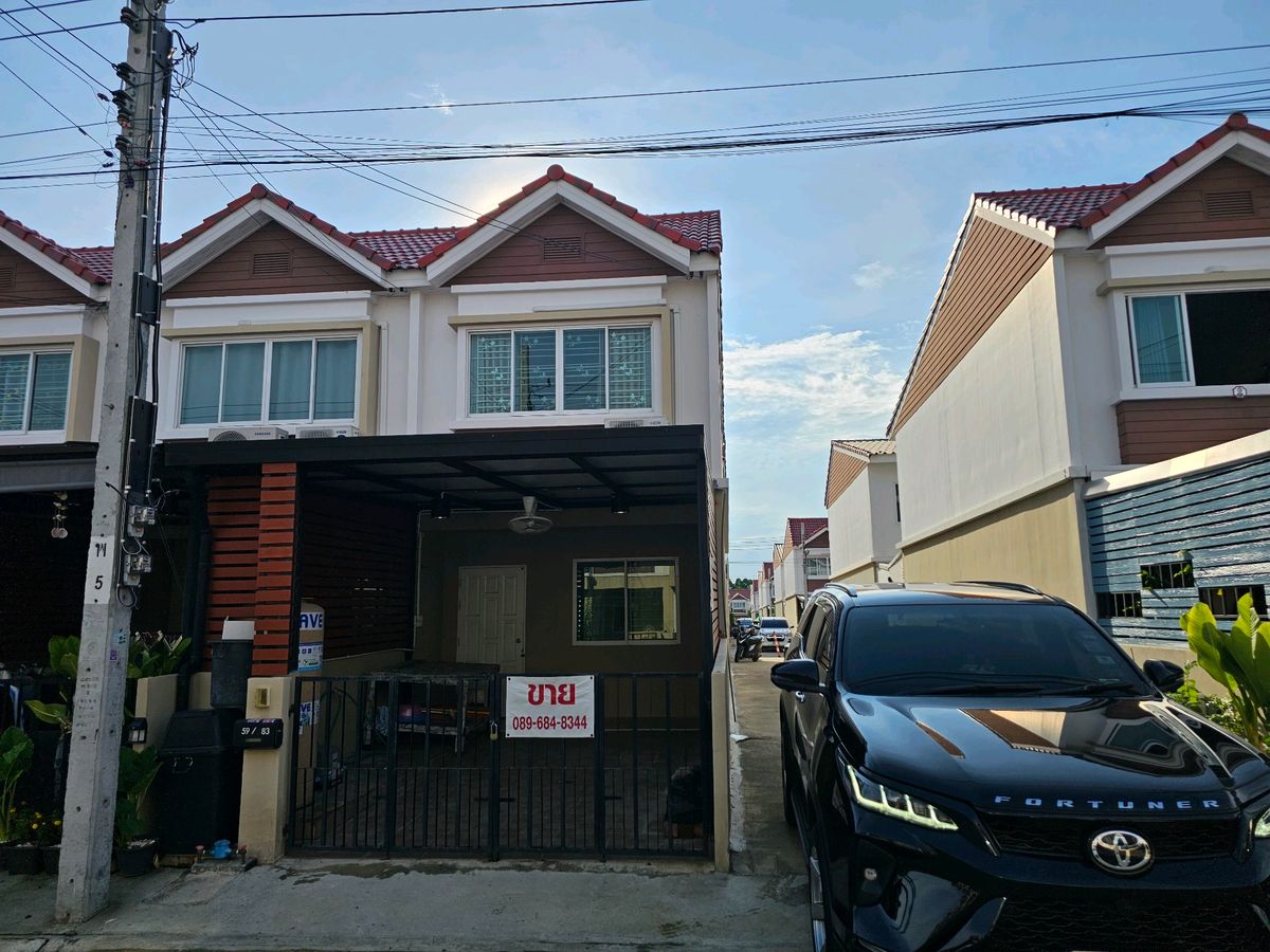 ขายทาวน์โฮมลาดกระบัง สุวรรณภูมิ : ขาย บ้านพิศาล สุวรรณภูมิ โครงการ 2/1 บางโฉลง (หลังมุม)