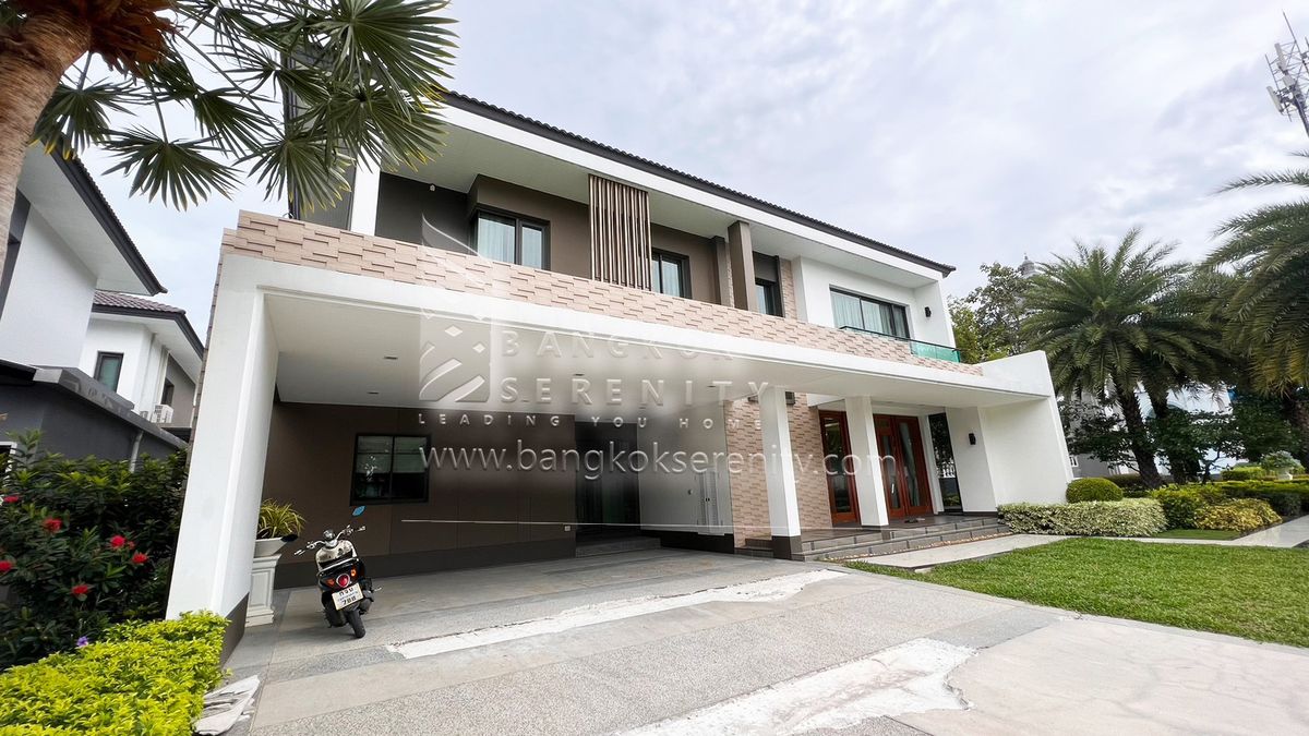 ให้เช่าบ้านบางนา แบริ่ง ลาซาล : Luxury house for rent with private pool at Bangna