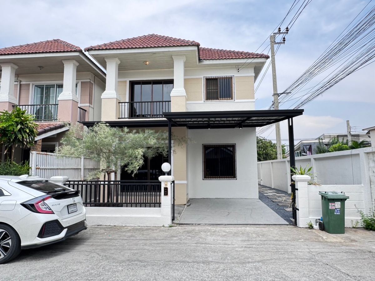 ให้เช่าบ้านบางนา แบริ่ง ลาซาล : 💥ForRent💥3Bed •  Suanluang Ville3 🏡 Near Mega Bangna‼️ Ready to move in ‼️  