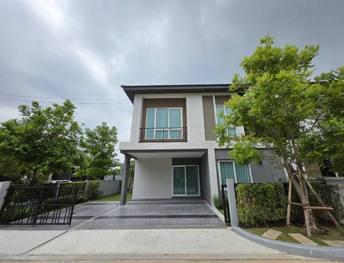 ให้เช่าบ้านลาดกระบัง สุวรรณภูมิ : บ้านใหม่ให้เช่า! ไม่เคยมีใครอยู่ โครงการ Grand Pleno พระราม 9 - มอเตอร์เวย์ ✨️🏡
