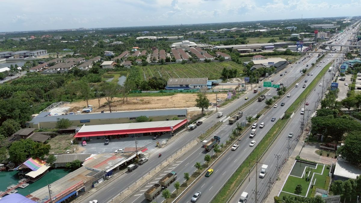 ให้เช่าที่ดินปิ่นเกล้า จรัญสนิทวงศ์ : โอกาสทอง! ให้เช่าที่ดินติดถนนบรมราชชนนี 1 ไร่ สามพราน นครปฐม ทำเลธุรกิจศักยภาพสูง (แปลงที่ 1) - พิเศษ! ไม่มีค่าหน้าดิน!