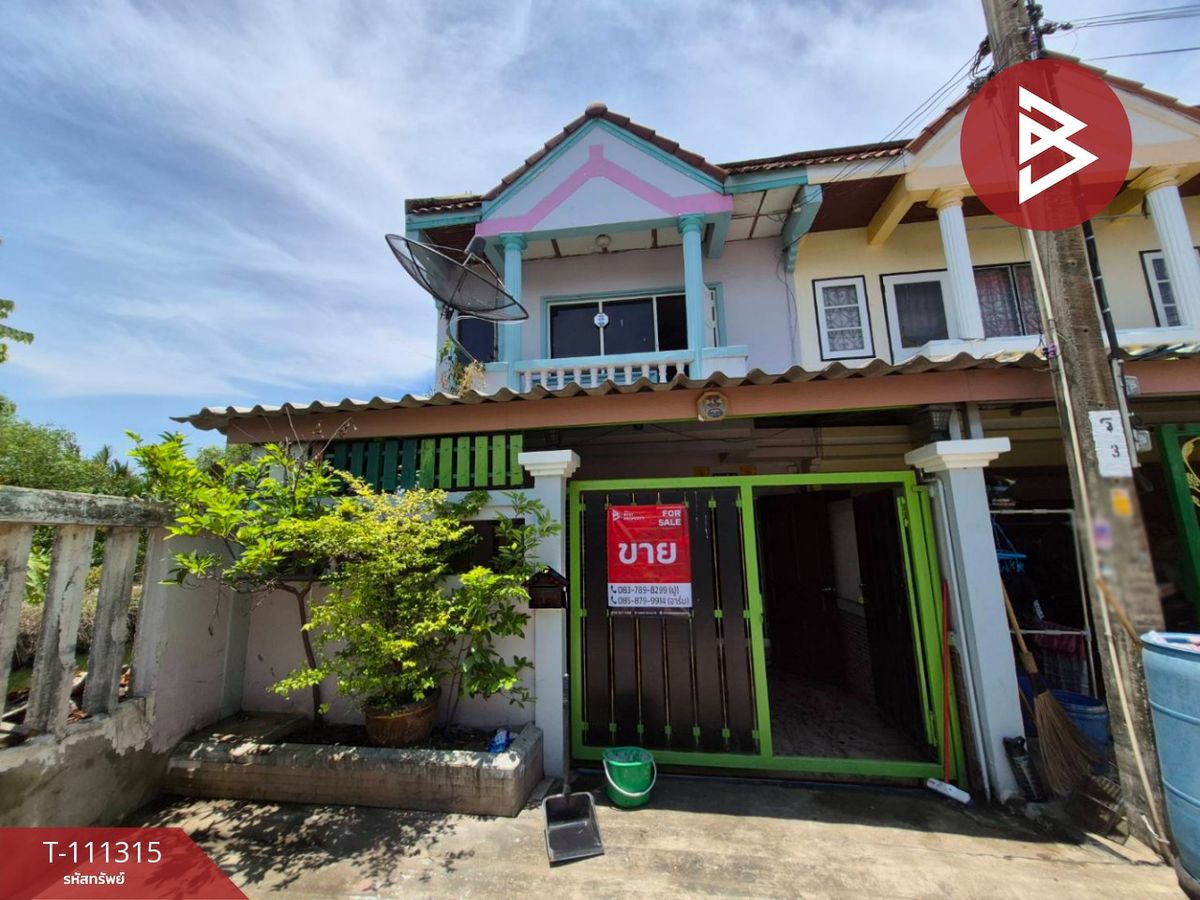 For SaleTownhomeSamut Prakan,Samrong : Townhouse for sale Rom Yen Niwet Suksawat Village, Samut Prakan