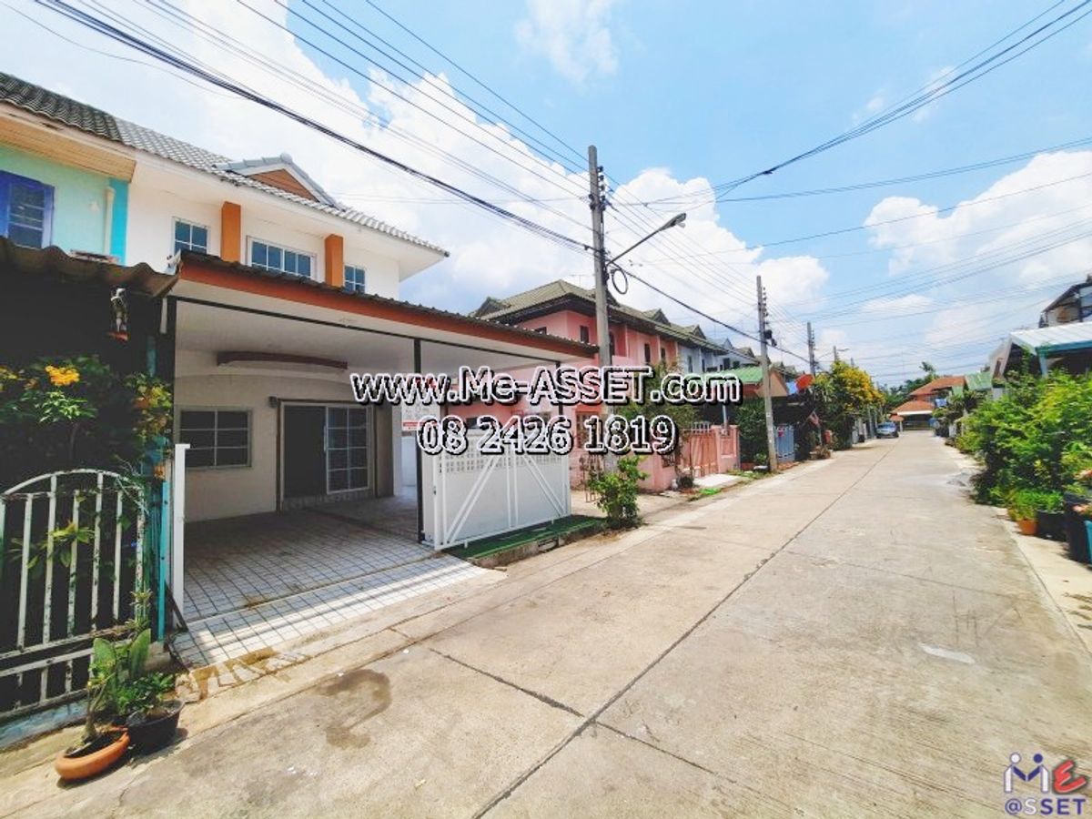 ขายทาวน์โฮมนนทบุรี บางใหญ่ บางบัวทอง : ขายทาวน์เฮ้าส์หลังมุมรีโนเวทใหม่ ย่าน เซ็นทรัลเวสเกต บางกรวยไทรน้อย ซอยโรงหมี่ บางบัวทอง แถมเฟอร์นิเจอร์ตกแต่งมูลค่า 50,000 บาท : มบ.ลัดดาวิลล์ 1 : 2 ชั้น 28 ตร.วา : CODE NN-91394