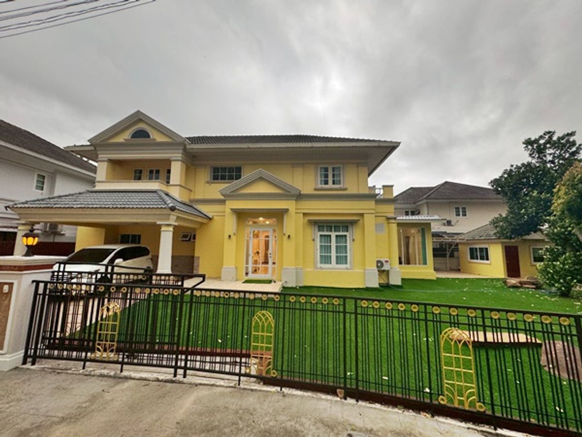 ให้เช่าบ้านมีนบุรี-ร่มเกล้า : ใกล้ RIS โรงเรียนนานาชาติร่วมฤดี ให้เช่า 120,000ต่อเดือน บ้านเดี่ยว 2 ชั้น 129 ตรว เพอร์เฟค เพลส รามคำแหง 164/เคหะร่มเกล้า 64 มีนบุรี (Perfect Place Ramkhamhang 164)