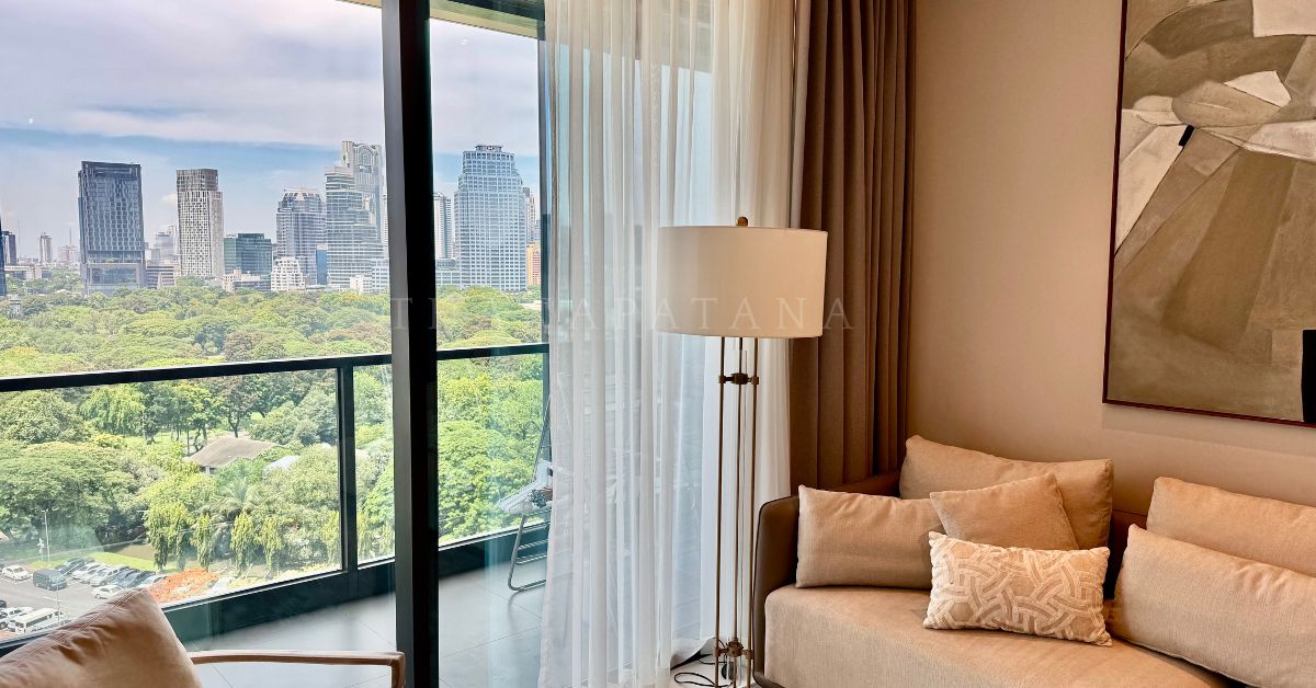 คอนโดวิทยุ ชิดลม หลังสวน : SINDHORN TONSON วิวสวนลุม เต็มตา 1 ห้องนอน 86.4 ตร.ม. ชั้นสูง หายาก! ให้เช่า 140K / ขาย 21.9 ลบ.