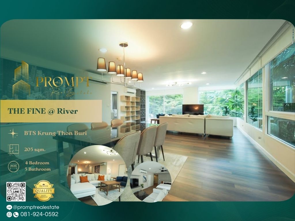 For RentCondoWongwianyai, Charoennakor : ST13361 - THE FINE @ River :  เดอะ ฟายน์ แอท ริเวอร์